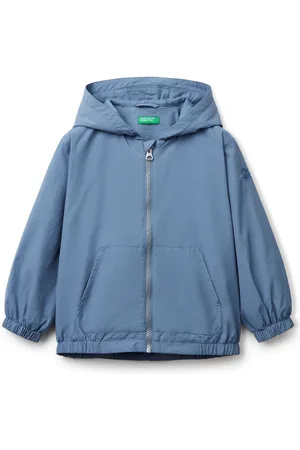 Benetton Boys Blue Zip Hoodie104110cm