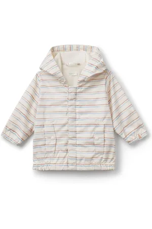 Benetton Baby Cream Printed Raincoat7480cm
