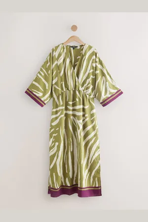 Next V-hals Kaftan Maxikjole