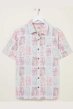 Fat Face FatFace Short Sleeve Beeble Botanical Print Shirtsmall