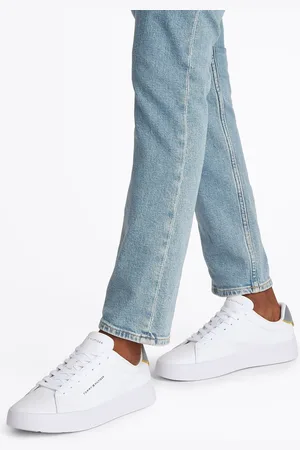 Tommy Hilfiger Court Essential Leather Trainersuk10eu44