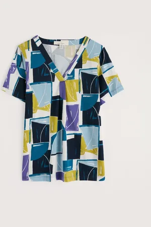 Seasalt Cornwall Barnoon Jersey Printed Short-Sleeve Blouses40