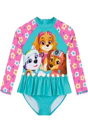 Character PAW Patrol Skye Long Sleeve Floral Print Swimsuit110116cm