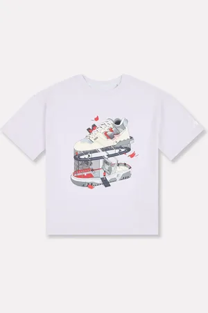New Balance Kids Fitness Centre Illustrated Graphic 100% Cotton T-Shirt152158cm