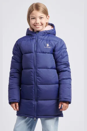 U.S. Polo Assn. U. S. Polo Assn. Girls Longline Puffer Jacket8 - 9 år (128 - 134cm)