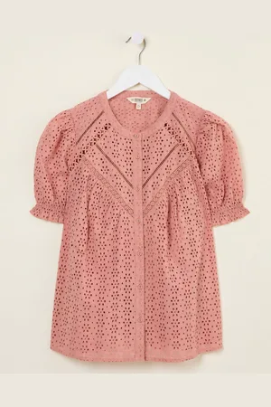 Fat Face FatFace Broderie Blouse44