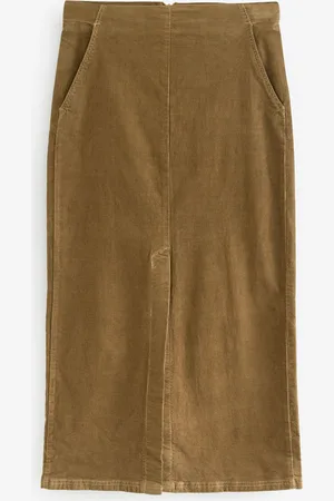 Next Premium Cord A-Line Skirt52 R