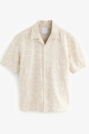 Next Jacquard Printed Short Sleeve Shirt3X-Large