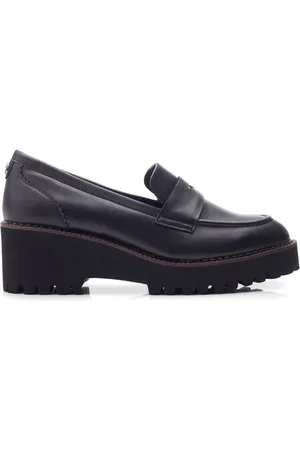 Moda In Pelle Florette Chunky Sole Kilehæle Læder Hyttesko