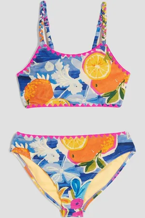 River Island Girls Fruit Print Bikini134140cm