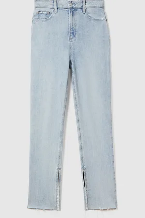 Paige Lige bukseben Split Hem Jeans25
