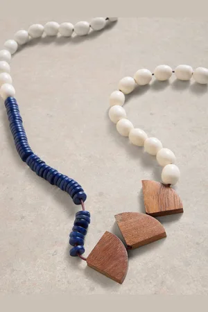 White Stuff Beech Multi Bead NecklaceEn