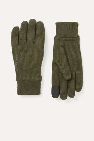 Sealskinz Necton Windproof All Weather Knitted Black GlovesXL