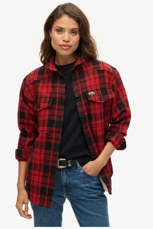 Superdry Borg Check Overshirt36