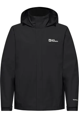 Jack Wolfskin Herre Trailtime 2L Vandtæt Sort JakkeMiddel