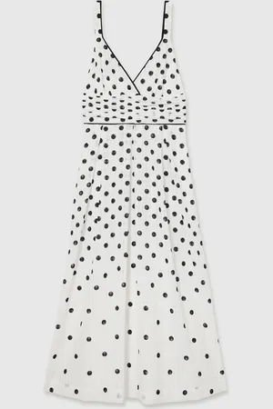 Reiss Dottie Polka Dot Midi Dress44