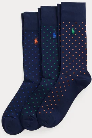 Ralph Lauren Multi 100% Cotton Socks 3 Packonesize