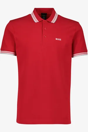 HUGO BOSS Tipped Paddy 100% Cotton Polo ShirtL