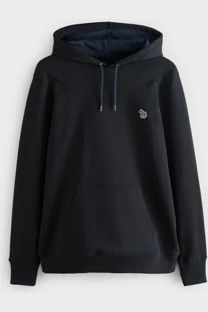 Paul Smith Navy Zebra Print Logo HoodieL