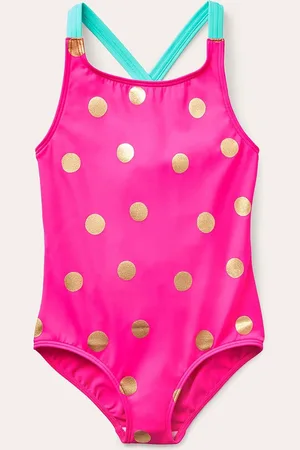 Boden Cross Back Printed Swimsuit3 - 4 år (98 - 104cm)