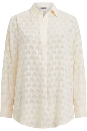 French Connection Geo Burnout Popover ShirtXS