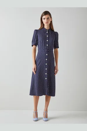 LK Bennett Valerie Modernist Print Shirt Dress44