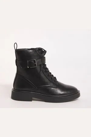 Simply Be Classic Lace-Up Ankle Boots