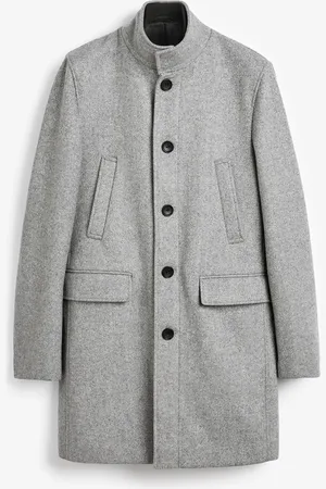 Next Wool Blend Mock Vest Sildebenspolstret frakkeXL