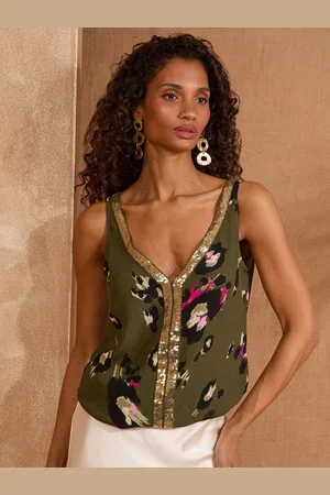 Love & Roses V-Neck Vest