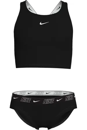 Nike Logo Tape Crossback Midkini Bikini Sæt116122cm