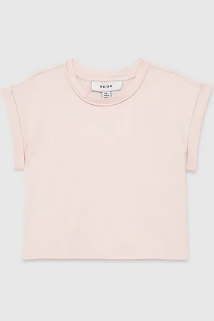 Reiss Terry Cotton Jersey Cropped T-Shirt8 - 9 år (128 - 134cm)