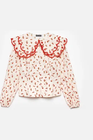 mint&berry Strawberry Print 100% Cotton Blouse38