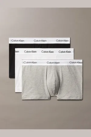 Calvin Klein Black/Blue 3 Pack Boxers Trunks - Ikon Bomuld StrækSmall