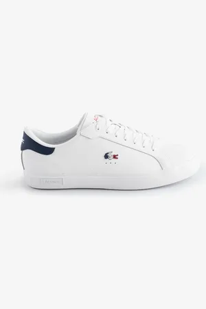 Lacoste Powercourt Hvid Træningsskouk10eu44