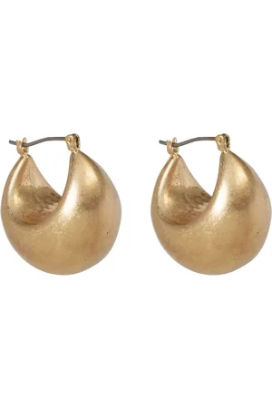 Bibi Bijoux Gold Tone Chunky Statement Hoop Earringsen