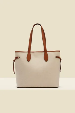 Sosandar Tote Bag With Contrast Tan TrimEn