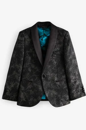 Next Mono Jacquard Jacket (3-16yrs)9 år (134cm)