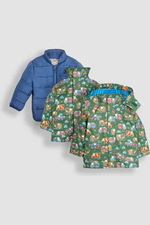 JoJo Maman Bébé 3 in 1 Waterproof Jacket12 - 18 måneder (80 - 86cm)