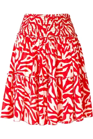 Joe Browns Bold Abstract Animal Print Tiered Mini Skirt46