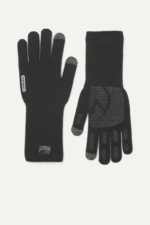 Sealskinz Skeyton Vandtæt All Weather Ultra Grip Strikket Gauntlet Sort HandskerM