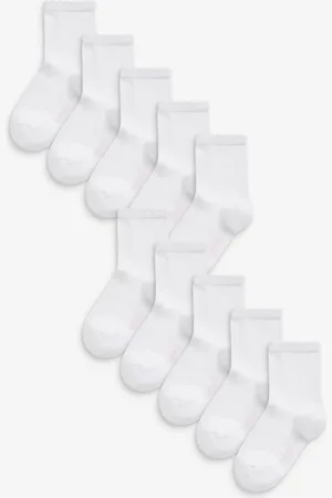 Next 10 Pakke Cotton Rich skoleankelsokkerUK 12.5 - 3.5