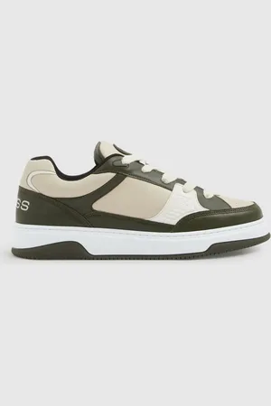Reiss Alvar sneakers i læder med paneler