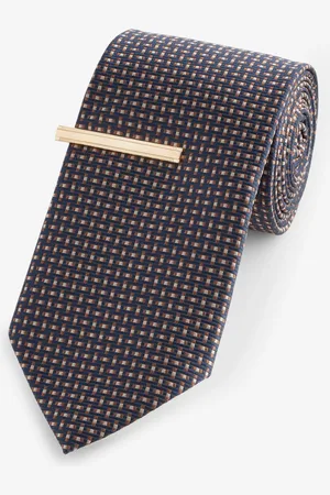 Next Pattern Tie And Tie ClipEN