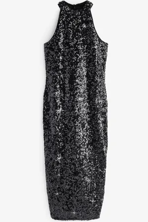 Sosandar Pailletter Halterneck Wow Kjole46