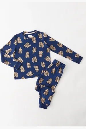Chelsea Peers Kids Cockapoo Print Crewneck Long Pyjamas Set1 - 2 år (80 - 92cm)