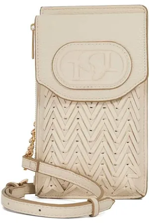 Dune Samely Debossed Logo Phone Cross-Body Bagen