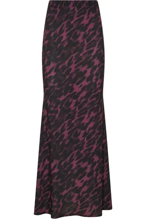 Long Tall Sally Animal Print Maxi Skirt40 Høj