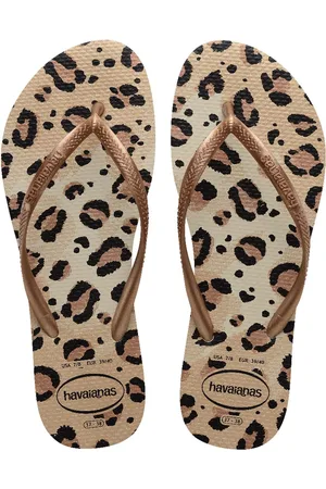 Havaianas Guld Slim Dyreprint Sandaler4-5