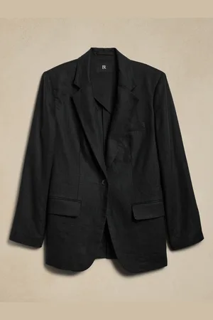 Banana Republic Lina Relaxed Linen Blazer38 R