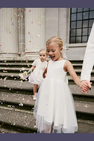 Next Blomsterpige Sløjfe Kjole (3mdr.-16år)7 år (122cm)